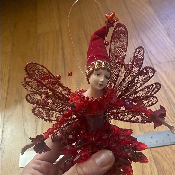 Red Fairy Ornament - Picture 5 of 14